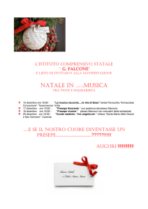natale in …..musica - Istituto Comprensivo Statale G.Falcone