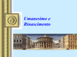 Umanesimo e Rinascimento