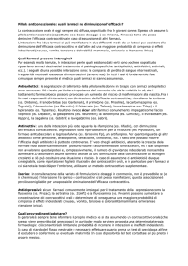 Pillola anticoncezionale - Informazioni sui farmaci