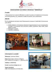 ASSOCIAZIONE CULTURALE E MUSICALE “MIBEMOLLE”