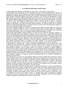La condizione della donna in antica Roma