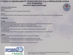 Programma - Ordine dei Medici Veterinari di Perugia