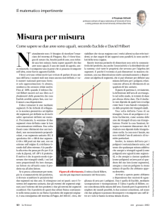 Misura per misura - Piergiorgio Odifreddi