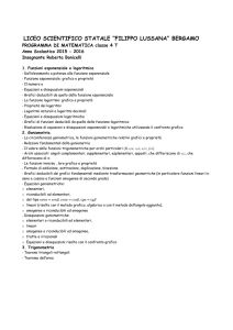 LICEO SCIENTIFICO STATALE “FILIPPO LUSSANA” BERGAMO