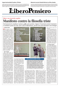 Manifesto contro la filosofia triste