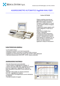 AGGREGOMETRO AUTOMATICO AggRAM ANALYSER