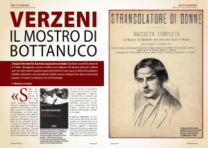 Cesare Verzeni fu il primo assassino serialestudiato