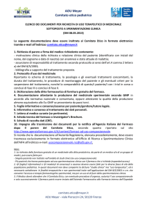 Elenco documentazione