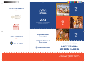 I GIOVEDÌ DELLA SAPIENZA ISLAMICA