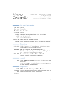 Matteo Ceccarello - DEI