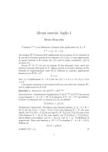 Esercizi 1  - Dr. Alessio Brancolini