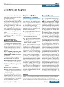 L`epidemia di diagnosi