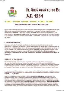 Giuramento di Bodo - La grande Famiglia VERLATO