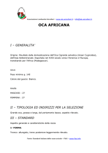 oca africana - Associazione Lombarda Avicoltori