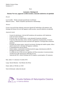 Modulo 2 – Scienze Base – Fisiologia
