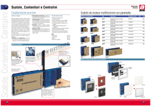 Scatole, Contenitori, Centralini