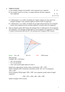 Esercizi di geometria risolti - Liceo Classico Psicopedagogico