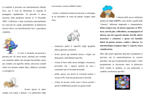 La malattia si presenta con manifestazioni cliniche lievi, ma il virus