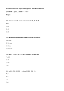 simulazione test logica chimica fisica iii