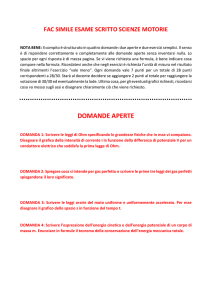 DOMANDE APERTE