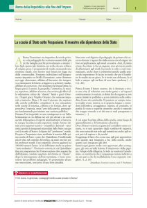 La scuola di Stato sotto Vespasiano. Il maestro alle dipendenze