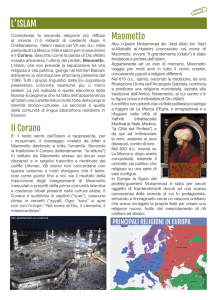 L`ISLAM Maometto Il Corano