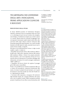 tecarterapia nei linfedemi degli arti: indicazioni