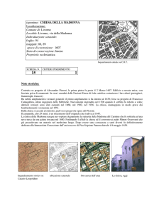 scheda 15 Chiesa della Madonna LIVORNO