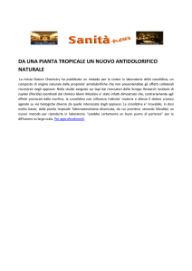 da una pianta tropicale un nuovo antidolorifico naturale