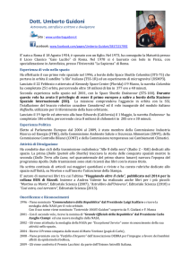 Dott. Umberto Guidoni - IISS Giorgio Ambrosoli di Roma
