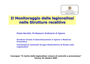 Legionella - Federazione delle associazioni scientifiche e tecniche