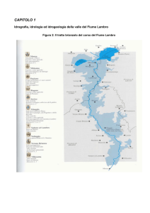 Idrografia, idrologia ed idrogeologia della valle del Fiume Lambro