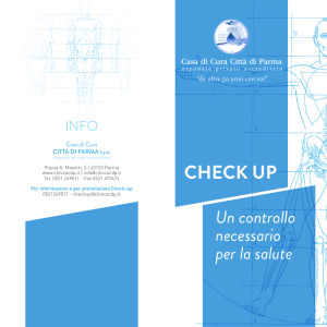 check up - Casa di Cura Città di Parma