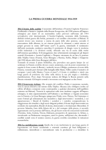 La I guerra mondiale