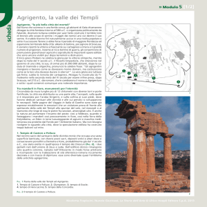 scheda Agrigento, la valle dei Templi