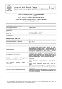 Chimica generale e analitica