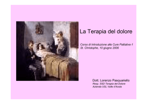 La Terapia del dolore