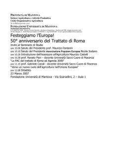 Festeggiamo l`Europa! 50° anniversario del Trattato di Roma