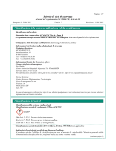 Scheda di dati di sicurezza