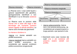riserve ed economia