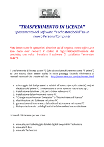 trasferimento di licenza