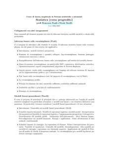 Programma del corso e modalità d`esame