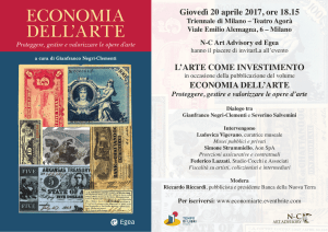 ECONOMIA DELL`ARTE - Negri-Clementi Studio Legale Associato