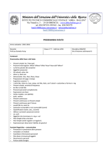 Inglese - Itcs Abba Ballini