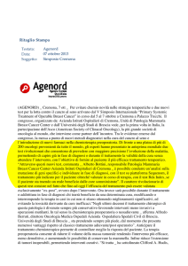 Ritaglio Stampa - Diatech Pharmacogenetics