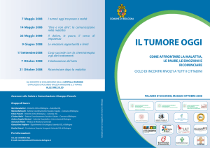 il tumore oggi