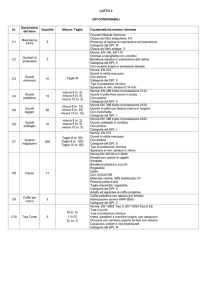 LOTTO 3 DPI CONSUMABILI Id. Descrizione del bene Quantità