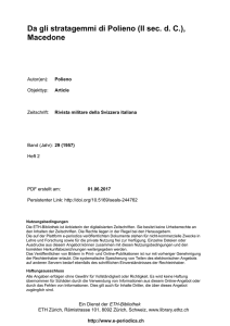 Da gli stratagemmi di Polieno (II sec. d. C.), Macedone - E