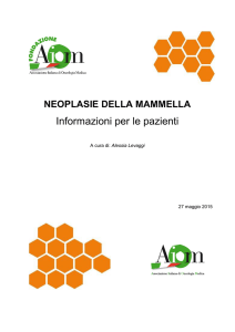 Neoplasie della mammella – Informazioni per le pazienti