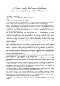 Scuola di Etica Medica: elaborato 3